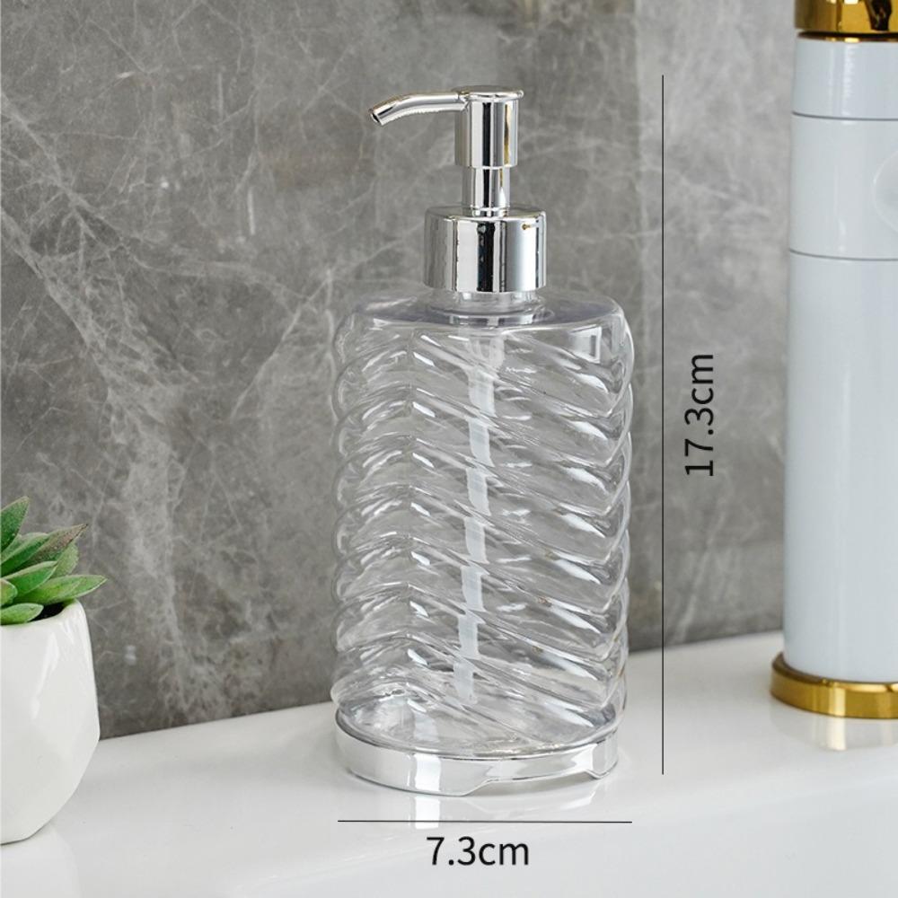 430ml Láhev na pleťové mléko Průhledná Tekuté mýdlo na ruce Luxusní Dávkovač mýdla Koupelna