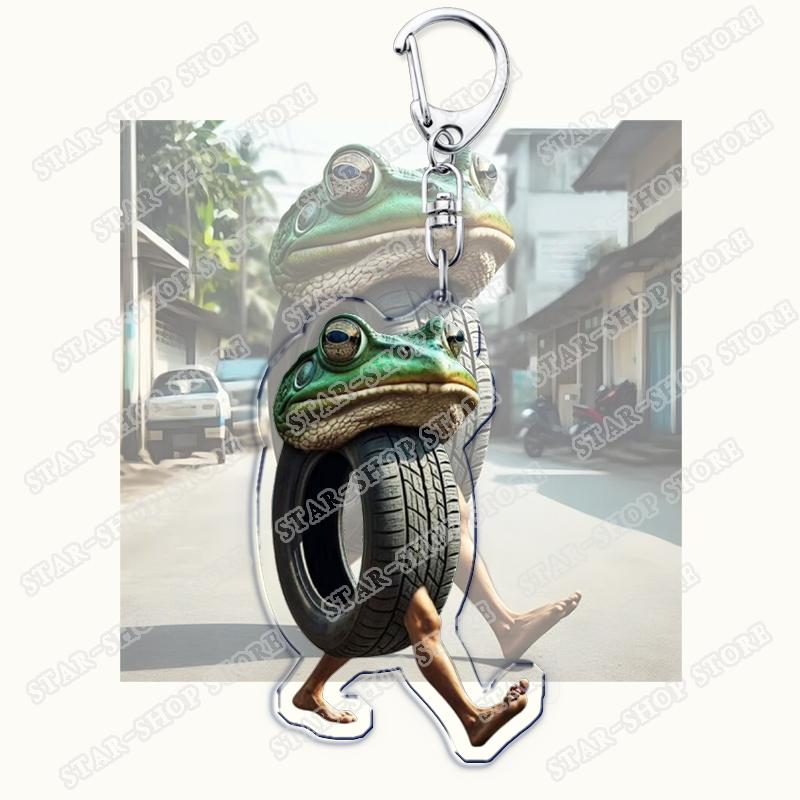 Italian Brainrot Animals Meme Keychains for Accessories Tralalero Tralala Tung Tung Tung Sahur Brr Brr Patapim Keyring Fans Gift