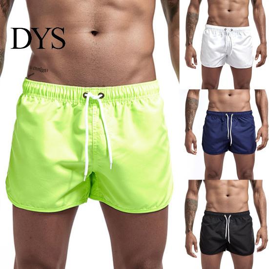 Beach Shorts Men Super Soft Wear Resistant Polyester Pants Summer Swim Trunks for Male Swimwear