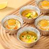 100Pcs Egg Tart Cup Grease-proof Disposable DIY Aluminum Foil Mini Oyster Tray for Outdoor BBQ