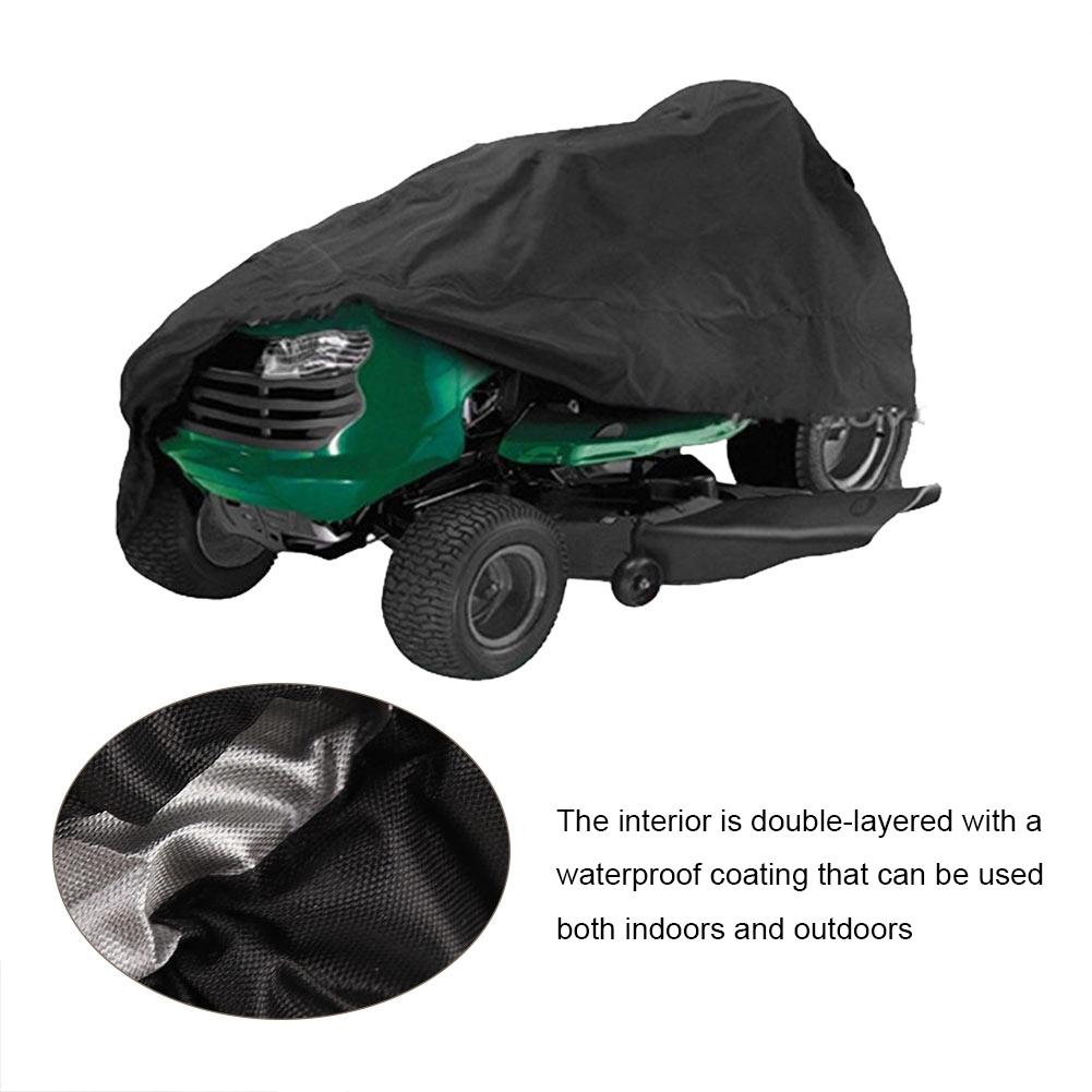 Outdoors Waterproof Oxford Cloth Lawn Mower Tractor Dust Cover Fit Deck Up To 54