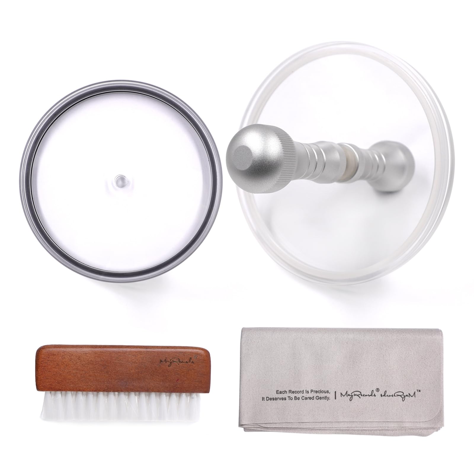 Record LP Record Dust Cleaning Label Cover Acrylic Waterproof Record Label Protector Cleaner, Remover, Brush, Set, Cleaning,