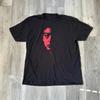 Camiseta Unisex de Manga Corta con Gráfico Rojo en la Cara Multicolor de Joji