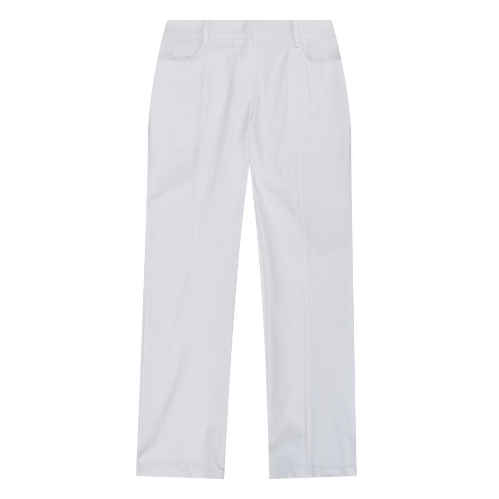 MARTINE GOLF Semi Bootcut Pants_White
