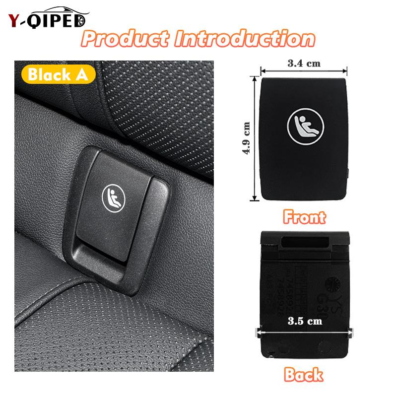 For BMW 5 Series G30 2017-23Rear Child Seat Safety ISOFIX Cover Restraint Car Hook Buckle Seat cover plate replace 52207458925