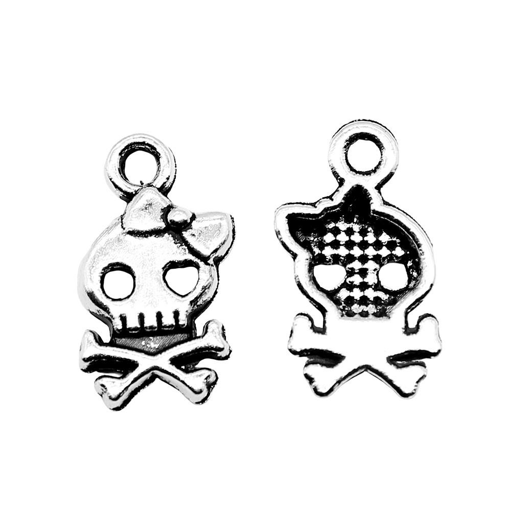 Halloween Pranks Charms Multi Color Alloy Pendants For Halloween Gothic Jewelry Accessories