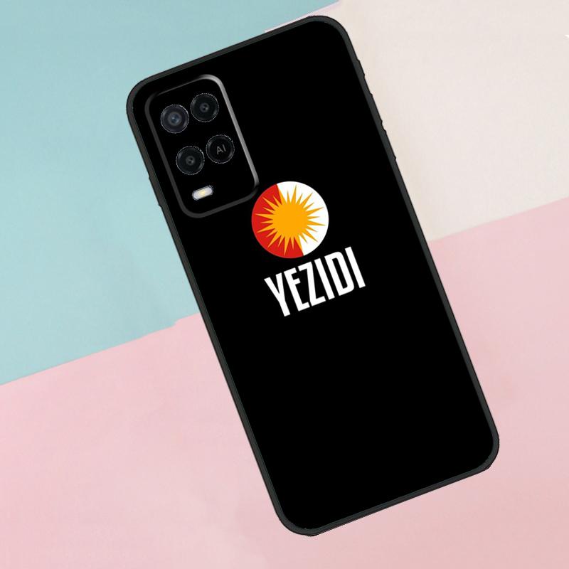 Yazidis Flag For Oppo A16 A76 A96 A15 A80 A60 A40 A94 A54 A98 A78 A18 A38 A58 A17 A77 A74 A57S Phone Case