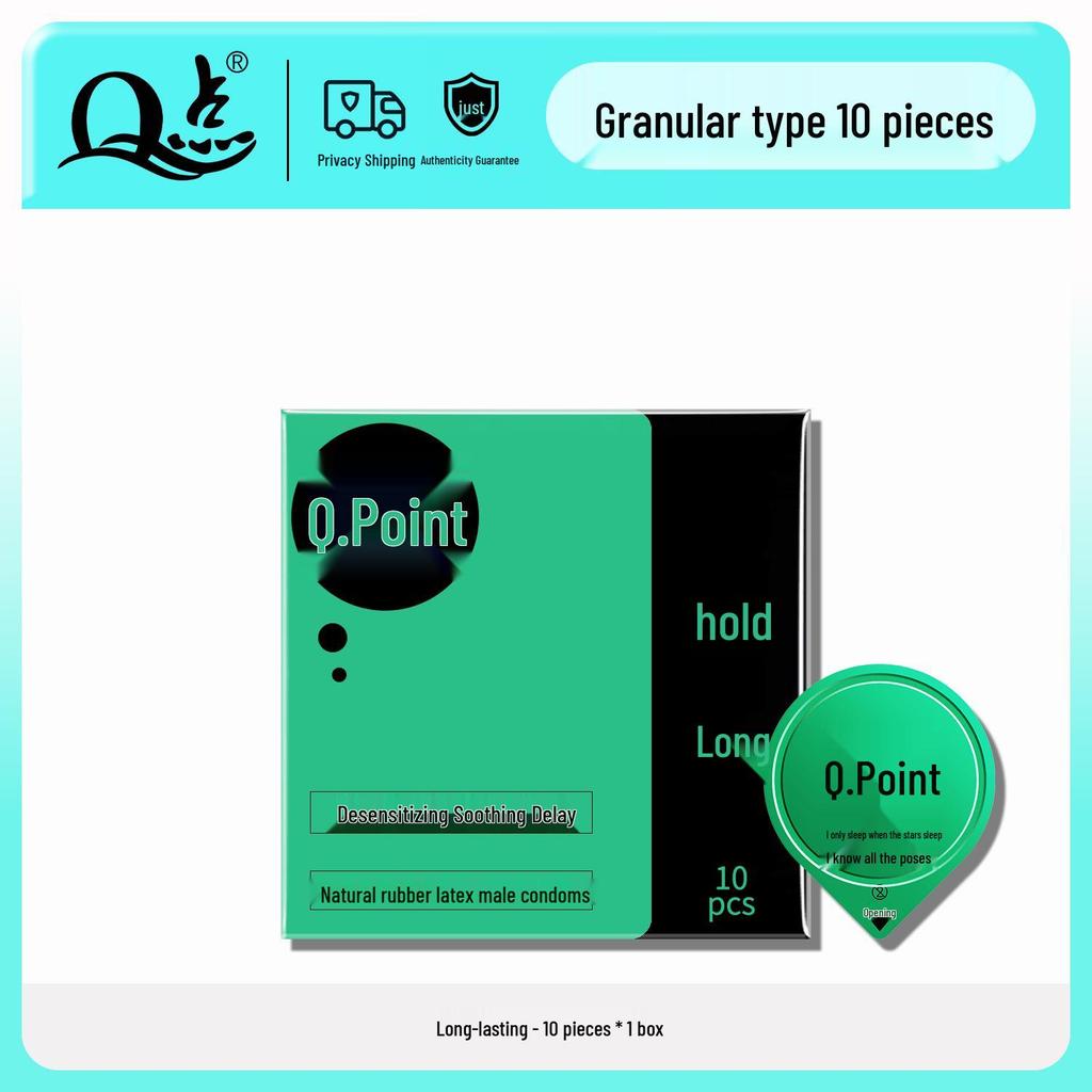 Clitoral Stimulation Delayed Ejaculation Condoms – Long-Lasting, Large Particle Design for Enhanced Couples' Intimacy.