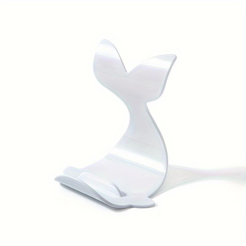 Creative Cartoon Phone Stand for Desktop a Whale-Shaped Ornament That Serves As a Lazy Person S Tablet Holder. белый