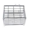 Metal Tableware Tube Rectangular Cutlery Holder Stainless Steel Chopsticks Cage  Spoon