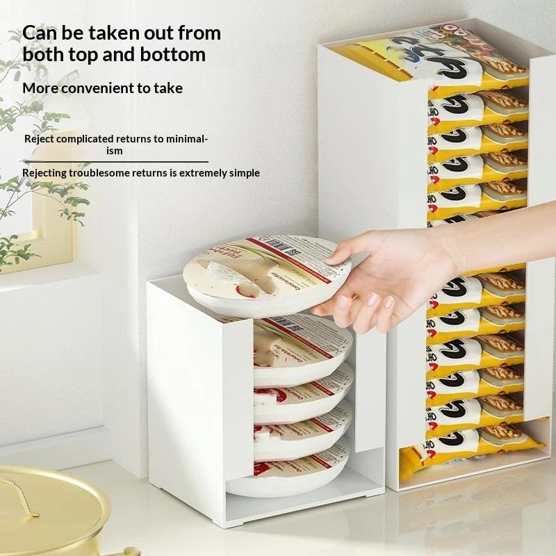Scatola Multifunzione per Ramen Istantanei Organizer da Cucina per Tazze di Ramen Perfetta per l'Organizzazione della Dispensa Conservazione Alimentare