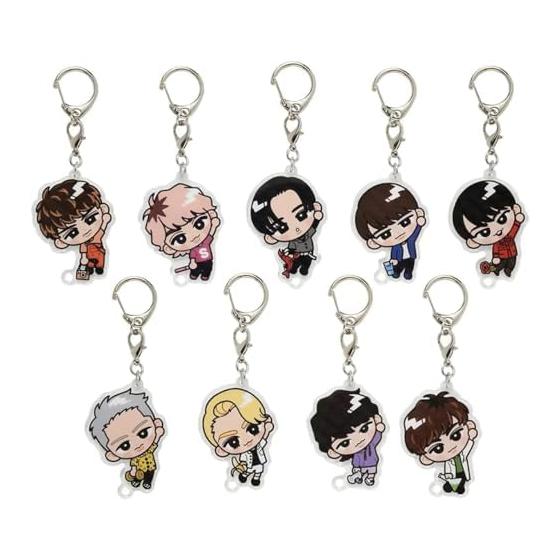 Snowman Keychain Strap Charm - Cute Idol Fan Goods (Unofficial)