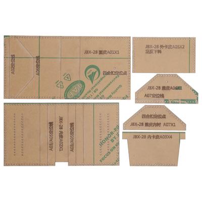 Klare Acryl Schablone Vorlage Transparentes Kurzes Brieftaschenmuster Handwerk Handgefertigte Werkzeuge