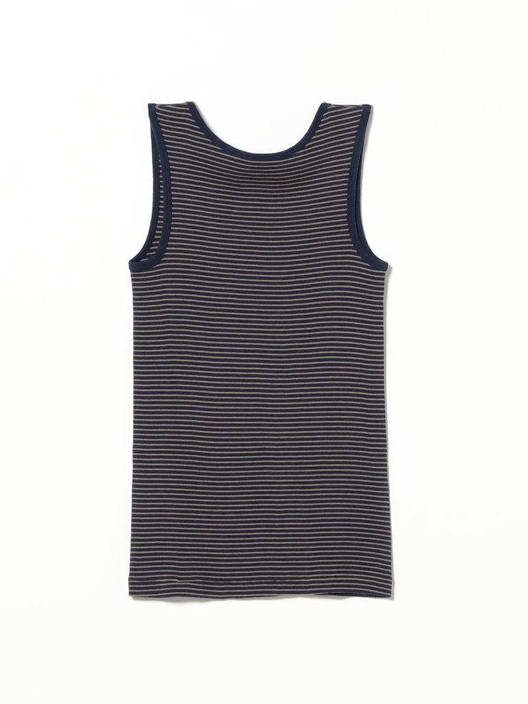 B:MING LIFE STORE by BEAMS S/S TEE HEALTH KNIT Tubular Ribbed Tank Top, Women's, Navy, One Size
