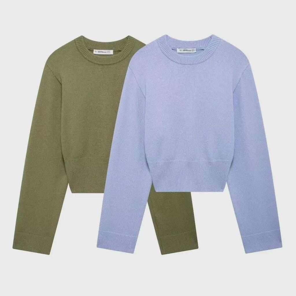 2024 Autumn Trendy Wide Sleeve Knit Sweater for Women