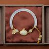 Money Rabbit Like Brocade Imitation Jade Bracelet Female Summer Versatile Student Bracelet Imitation Jade Rabbit Valentine's Day Gift GirlBracelet