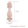 A84E-40 Pcs 7.6X1.8Cm Beech Unpainted Unfinished Wood Craft Spindles Baluster For Home Restaurant Decor Repair Decoration