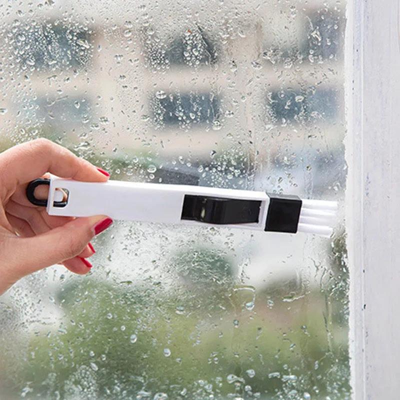 Multipurpose Cleaning Brush Window Door Keyboard Dust Cleaner Dustpan 2 In 1 Tool Home Mini Dust Removal Broom