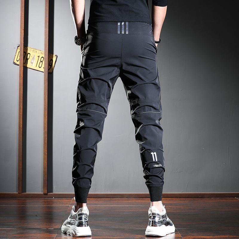 Men's Slim Fit Stretch Casual Pants - Elastic Waist, Versatile & Trendy