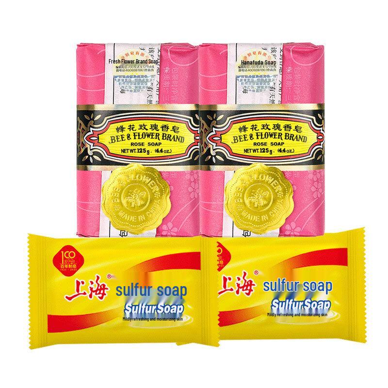Fenghua Classic Rose & Sulfur Soap Set