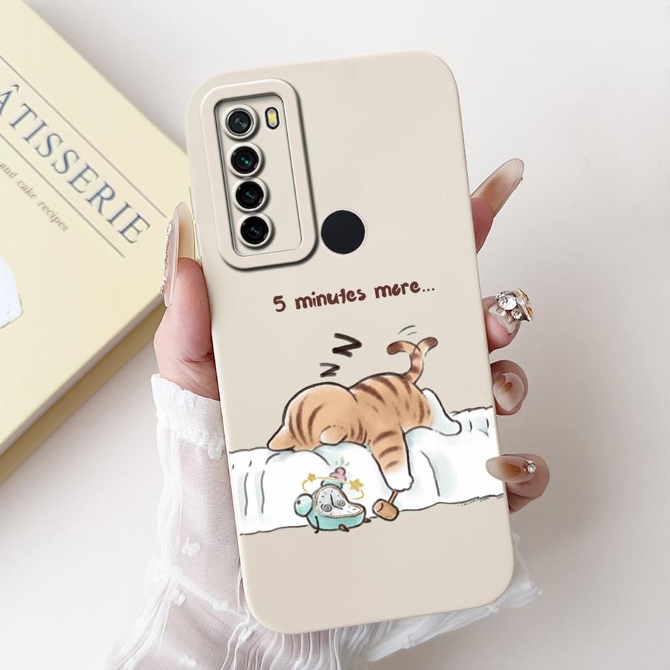 For Xiaomi Redmi Note 8 Case Luxury Flower Cactus Soft Silicone Camera Protection Cover For Redmi Note 8T Coque Note8 Phone Case