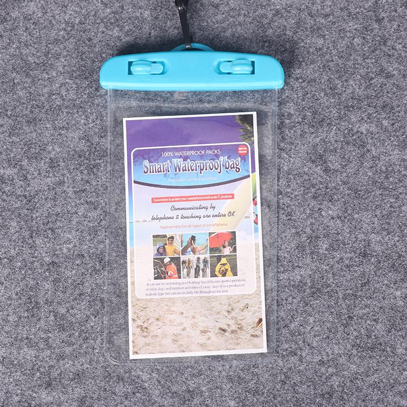 

Универсальный водонепроницаемый чехол для улицы, для плавания, пляжа, сухая сумка, чехол-держатель для чехла, водонепроницаемая сумка синий
