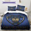 Name Custom Gil Vicente FC Pattern Bedding Set Quilt Cover Pillowcase Home Decor Gift (1 * duvet cover + 2 * pillowcase, without core)