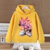 Dragon Ball Majin Buu Street Locker Kapuzenpullover - Anime-bezogener Bequemer Kinder-Mantel für die Digitale Welt