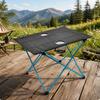 Small Folding Outdoor Table Quick Setup cloth Top with Storage Convenient Packing