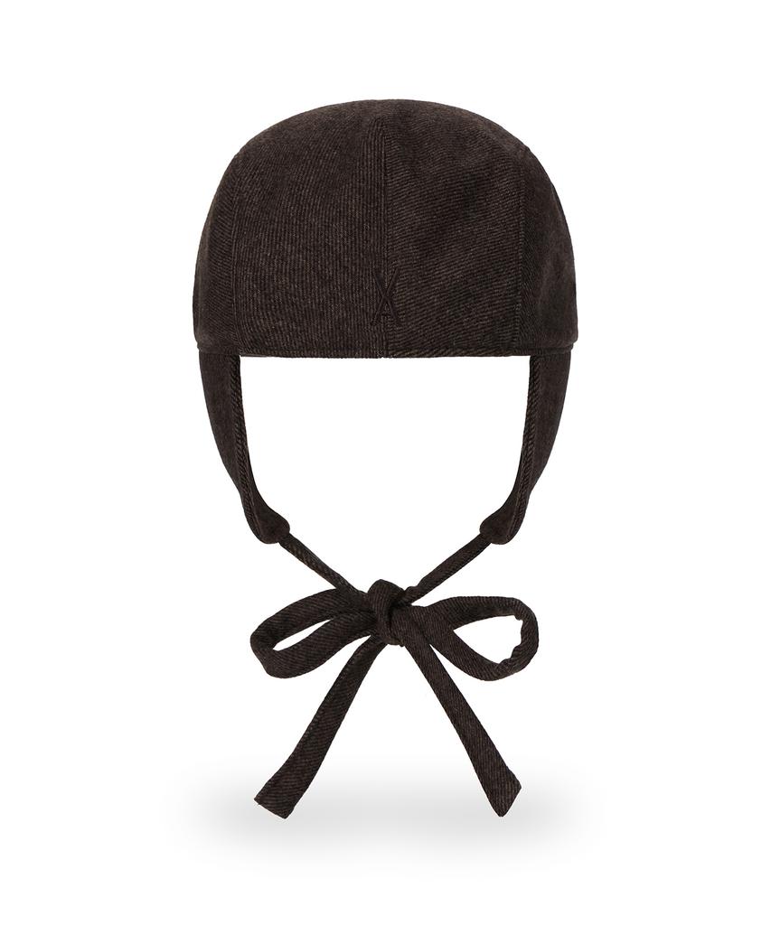 Bajal Va Embroidered Fly Hunting Cap Brown