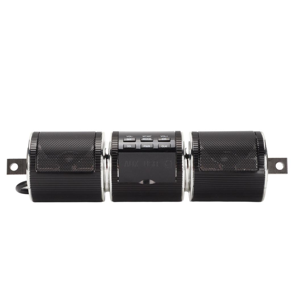 Motorrad Bluetooth Lautsprecher Drahtlose IP54 Wasserdichte DC12V Lenker Montiert Audio Sound System