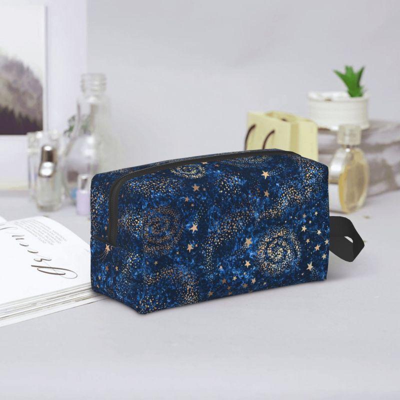 Space Galaxy Constellation Zodiac Star Storage Bag Portable Large Capacity Makeup Bags Unisex Travel Cosmetic Bag Toiletry Pouch