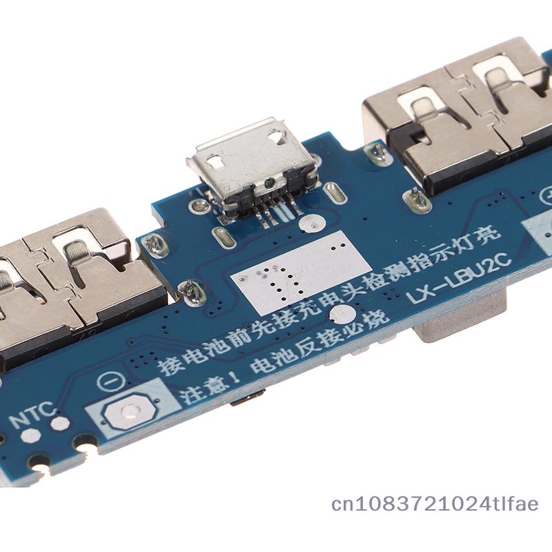 Dual USB 5V Phone Power Kit EDP2339 Main Board DIY 1PC With LED Accessory, Mobile Power Bank