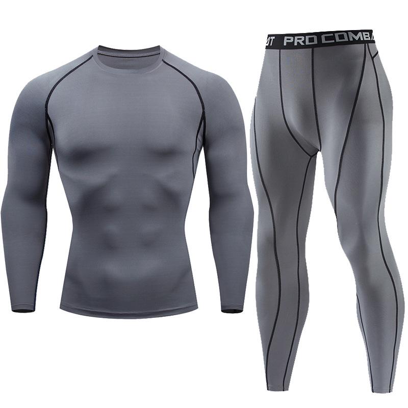 Men's 2025 Summer Outdoor Sports Long Sleeve Tight Fit Running & Cycling Set