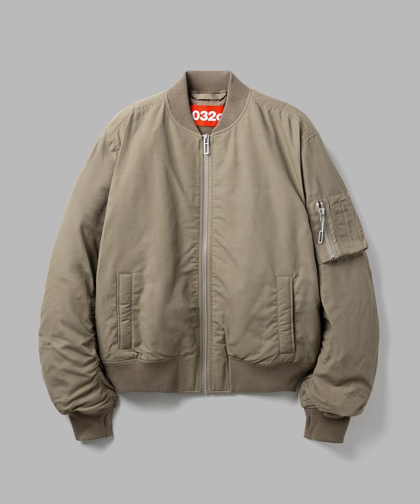 032C (U) Workshop Bomber Jacket Sepia Grey