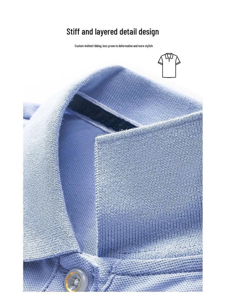 2025 Sommer Damen Stretch Basic Polokragen T-Shirt