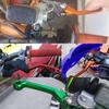 For Kawasaki KX450F KX450 KX 450F 2006-2011 2012 Motorcycle Dirt Bike Brake Clutch Levers Motocross Pivot Lever CNC Aluminum Foldable Lever with Logo