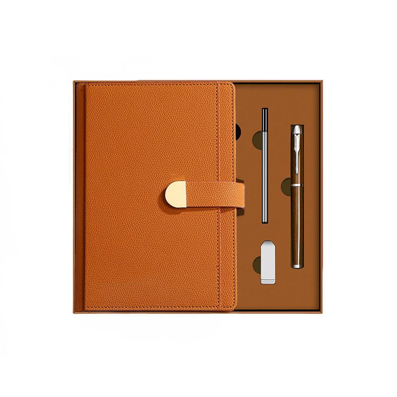 A5 High-Grade Notebook with Buckle, Customizable Logo, Multiple Card Slots, Business Meeting & Office Diary