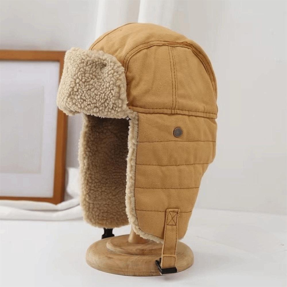 Winddichte Ohrenschützer-Mütze Fleece-Ohrenklappenmütze Modische Lei Feng Kappe Ski