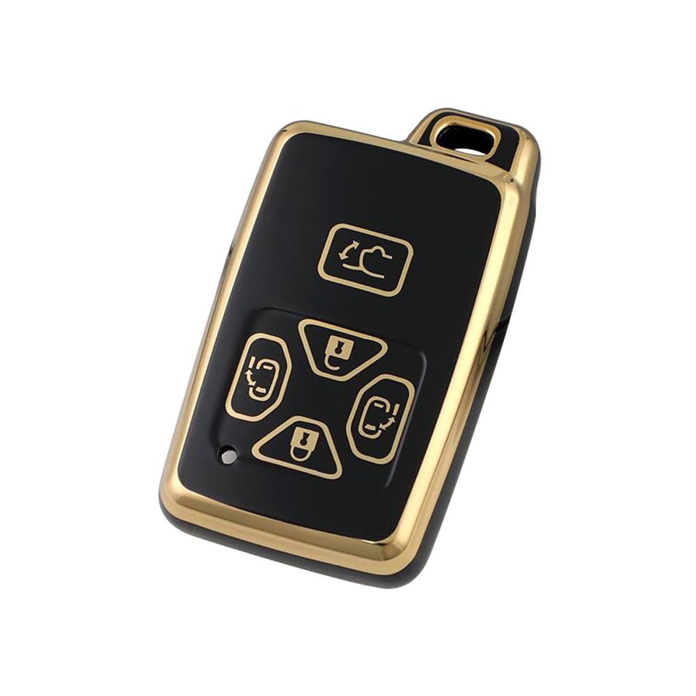 

Kinotaka Чехол для смарт-ключа для автомобилей Toyota Estima, Noah, Voxy, 60-й серии 70-й серии, чёрный