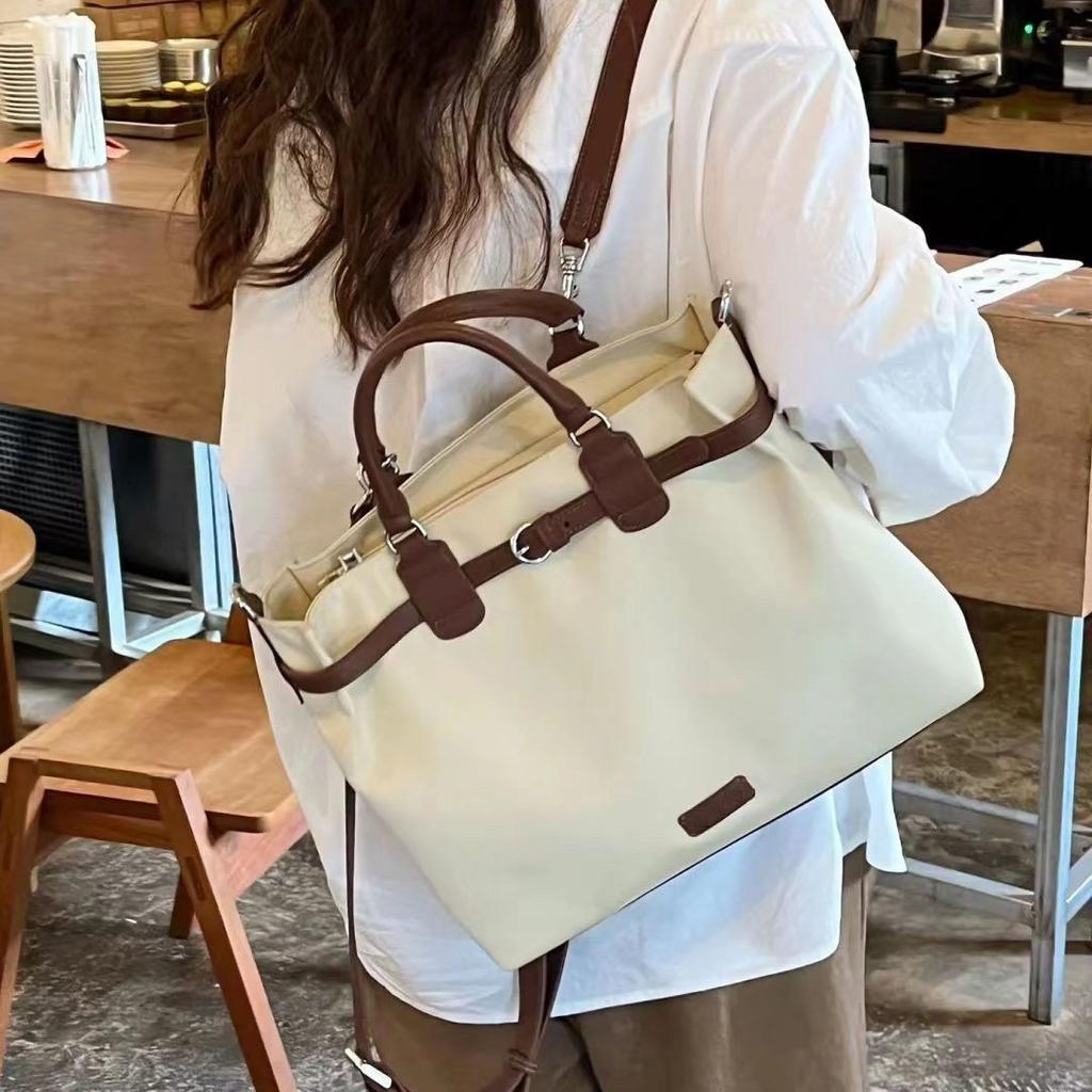 New Fashionable Women's Crossbody Bag High Quality Large Capacity Handbag Casual All Matching Tote Bags Soft Leather Backpack