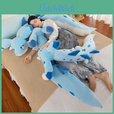 Large Blue Dragon Plush Toy Stuffed Animal Pillow Doll For Girls Wholesale