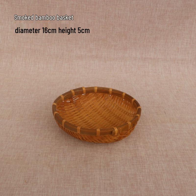 Smoked Woven Serving & Storage Baskets (Set of 10)