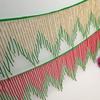 45cm Encrypted Manual Nail Bead Tassel Lace Multicolor Pendant Beaded Trim Fringe DIY Stage Clothing Home Curtain Decorative