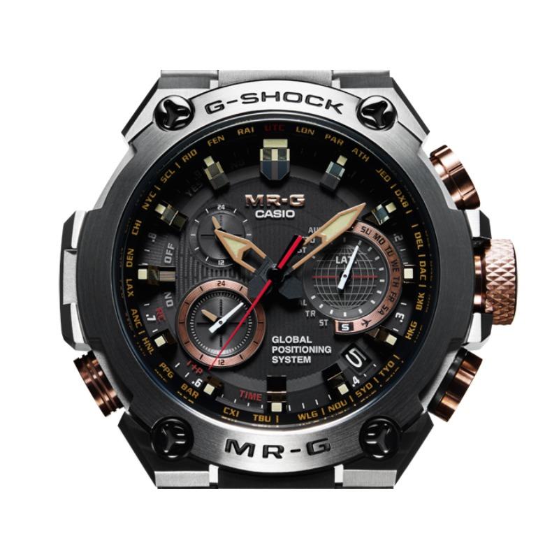 Casio Men's Stainless Steel 200M Water Resistant Analog Shock Resistant Quartz Watch MRG-G1000DC-1A