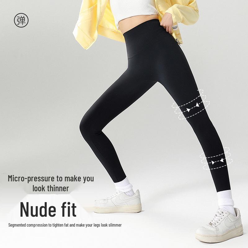 Women's High-Waist Shark Capri Yoga Pants - Fleece, Tummy Control, Butt Lift, Seamless, Spring/Summer/Autumn.