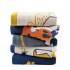 Zhiyang Creative Gauze Infant Face Towels - Naughty Cat Design for Kids' Parties