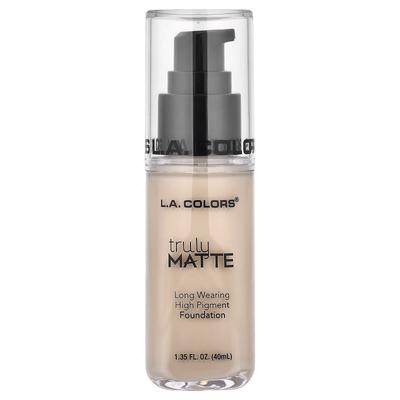 LA. Colors Truly Matte Foundation, CLM351 Porzellan, 40ml (1,35 fl oz)