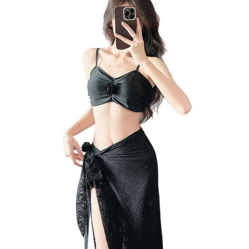 Bikini Queen Split Sexy Three-piece Swimsuit Slimming Niche Vacation Women