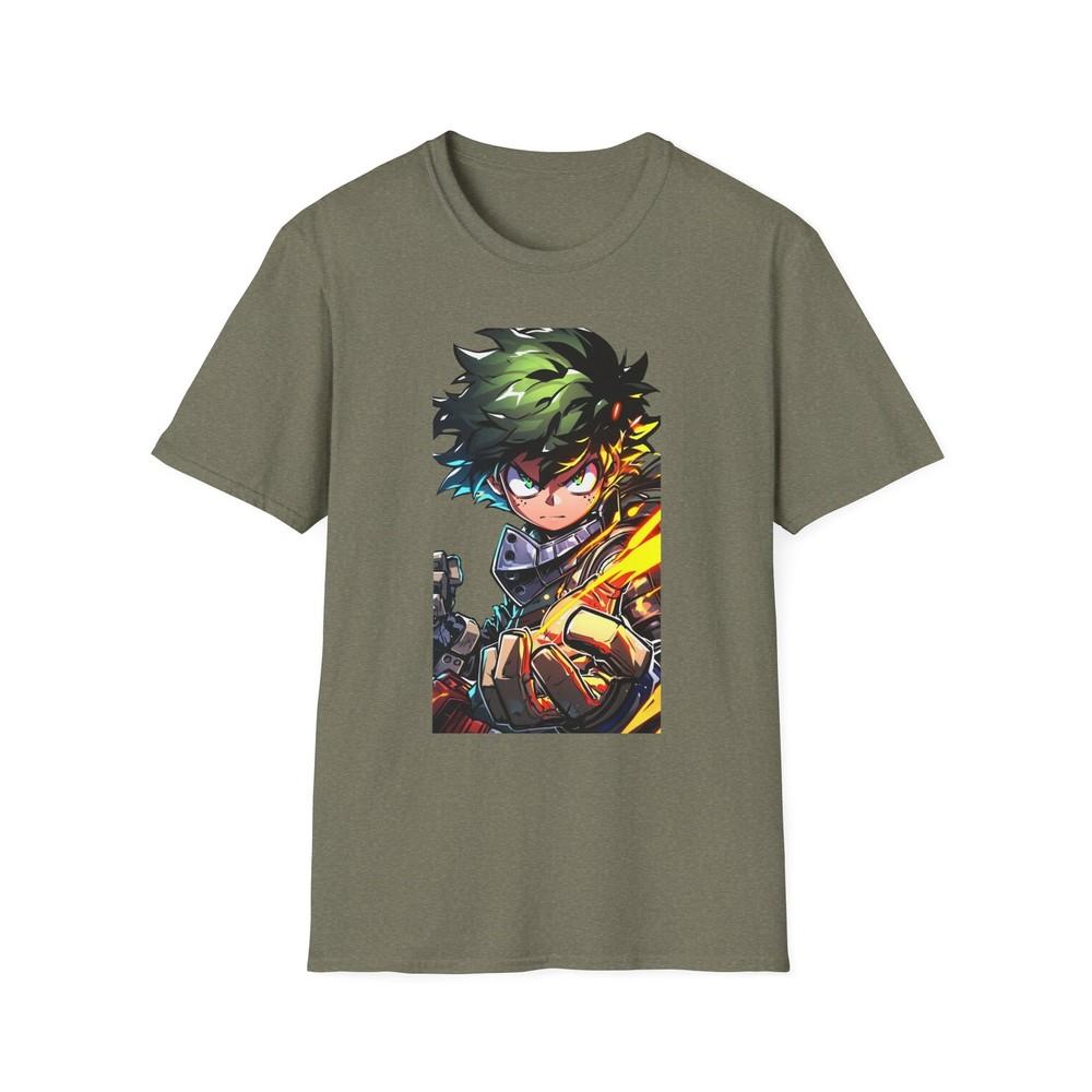 Anime Soft TShirt Izuku Midoriya Unisex Jl Anime Front Printed